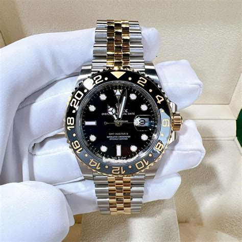 rolex black ceramic gmt replica|rolex gmt 2 two tone.